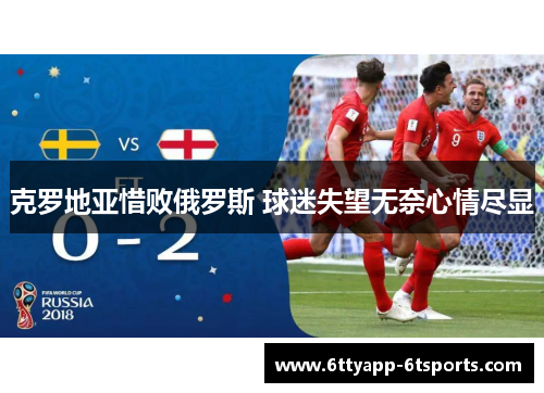 克罗地亚惜败俄罗斯 球迷失望无奈心情尽显