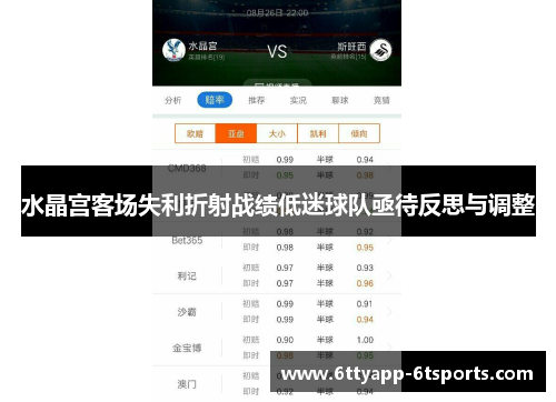 水晶宫客场失利折射战绩低迷球队亟待反思与调整